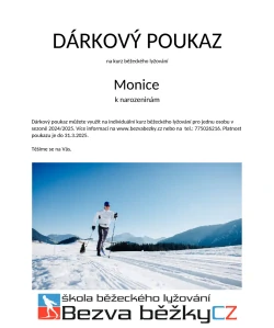 Dárkový poukaz - finance